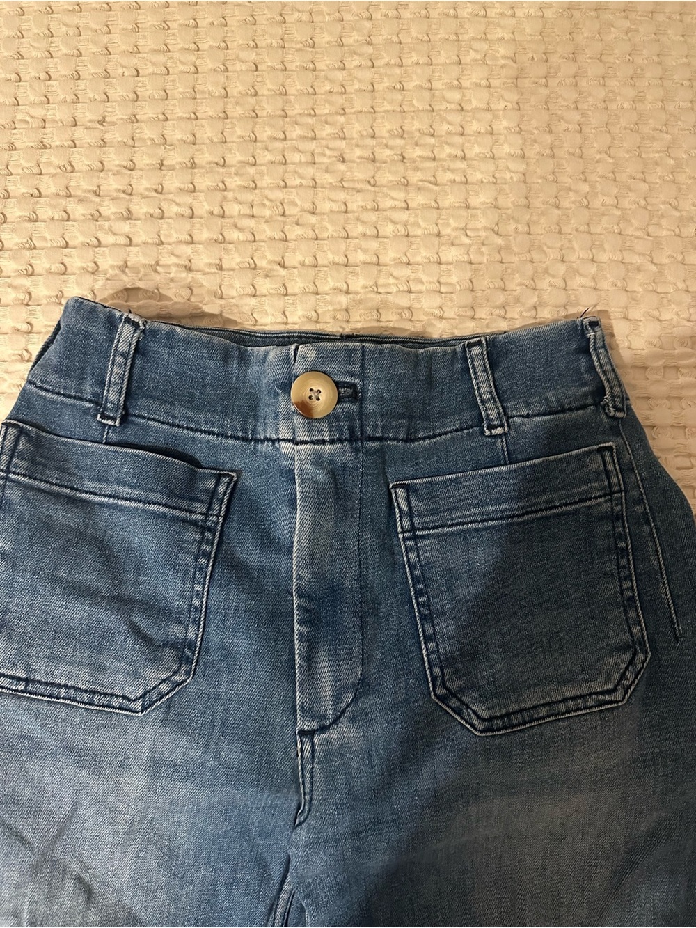 Anthropologie Colette Crop High-Rise Wide-Leg Jeans by Maeve - Picture 5 of 7